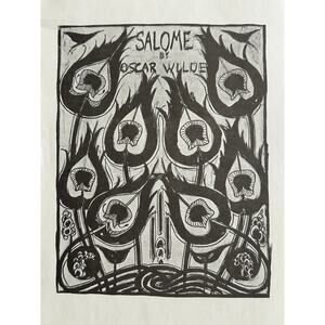 Aubrey Beardsley, Illustration, Salome, Oscar Wilde, Art Print ~ 250726-WH 240 B